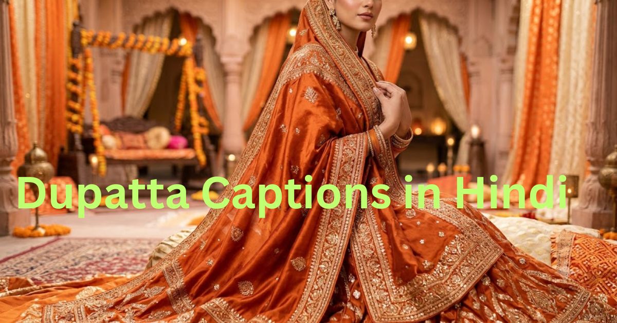 Dupatta Captions in Hindi