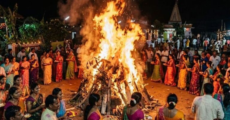 Holika Dahan Captions