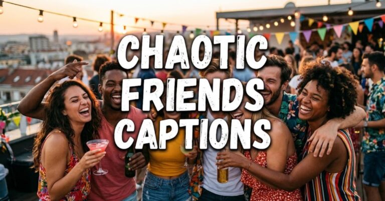 Chaotic Friends Captions
