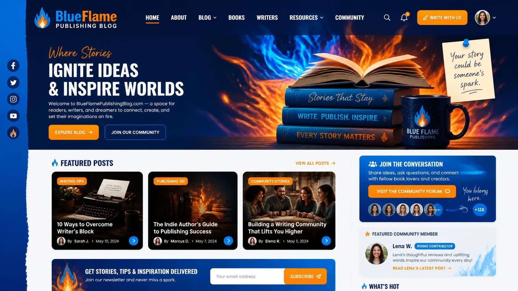 BlueFlamePublishingBlog.com